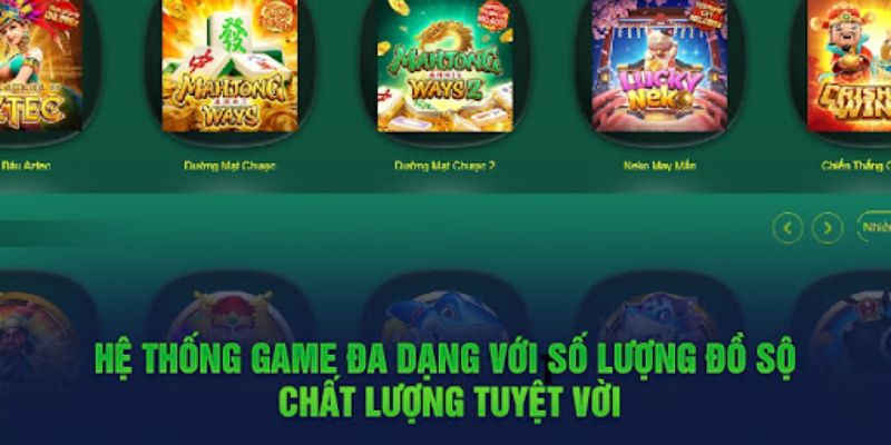 Trò chơi đa dạng và phong phú của CWIN